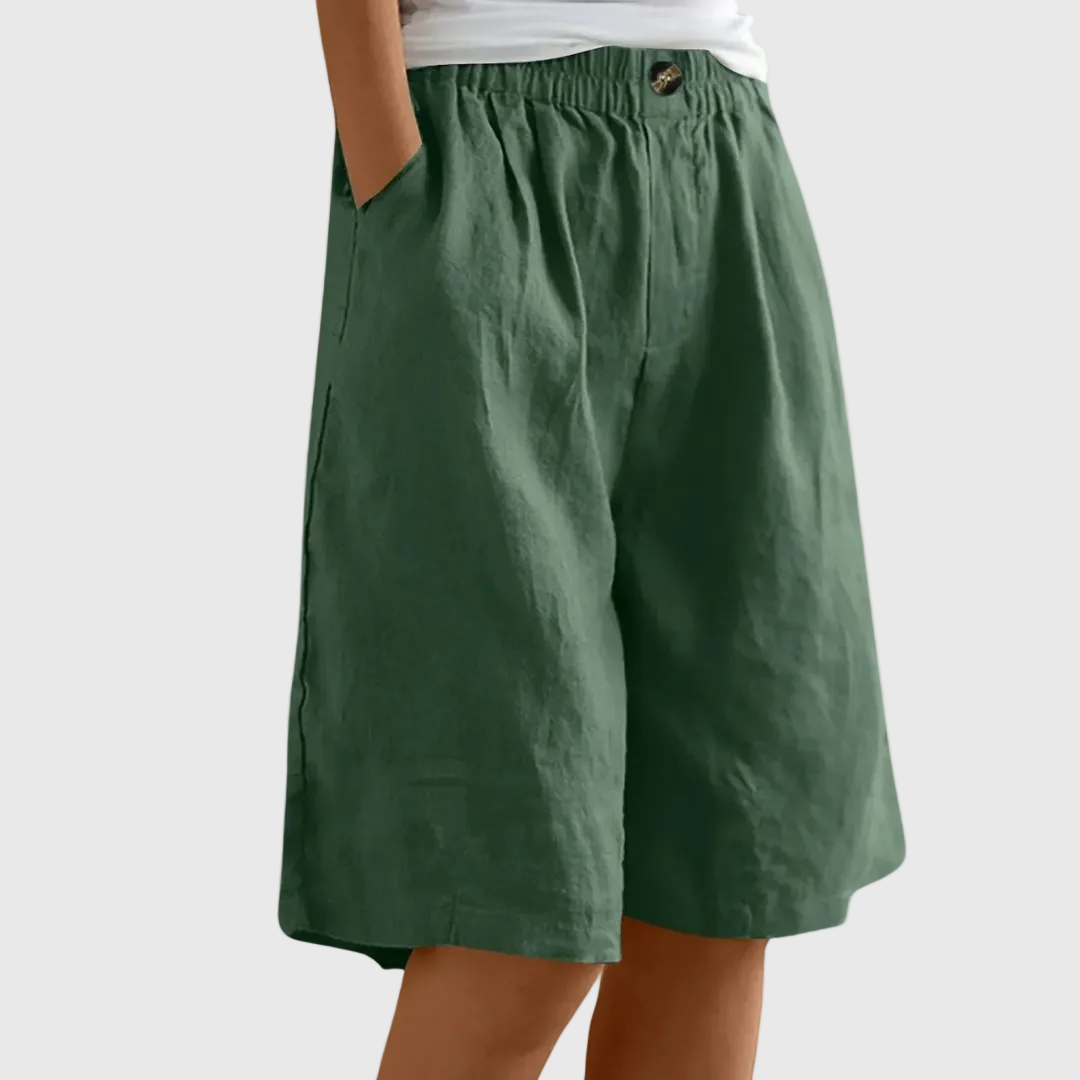 Harlow | Women's Loose Shorts with Elastic Waist
