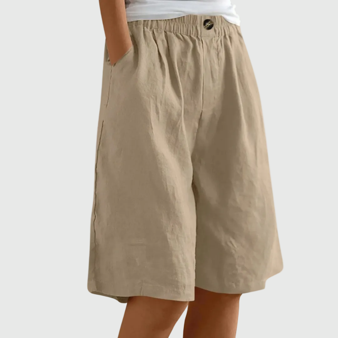 Harlow | Women's Loose Shorts with Elastic Waist