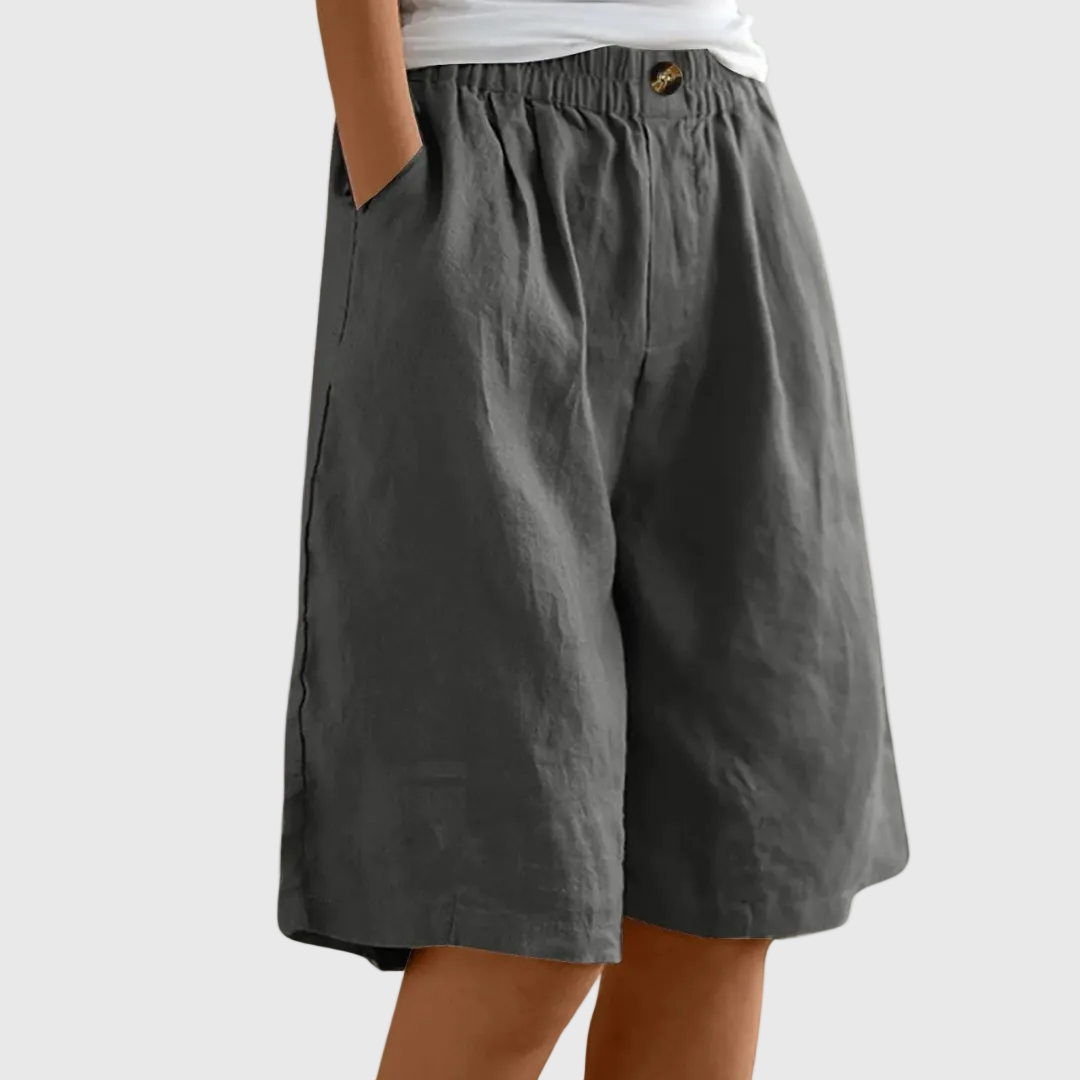 Harlow | Women's Loose Shorts with Elastic Waist