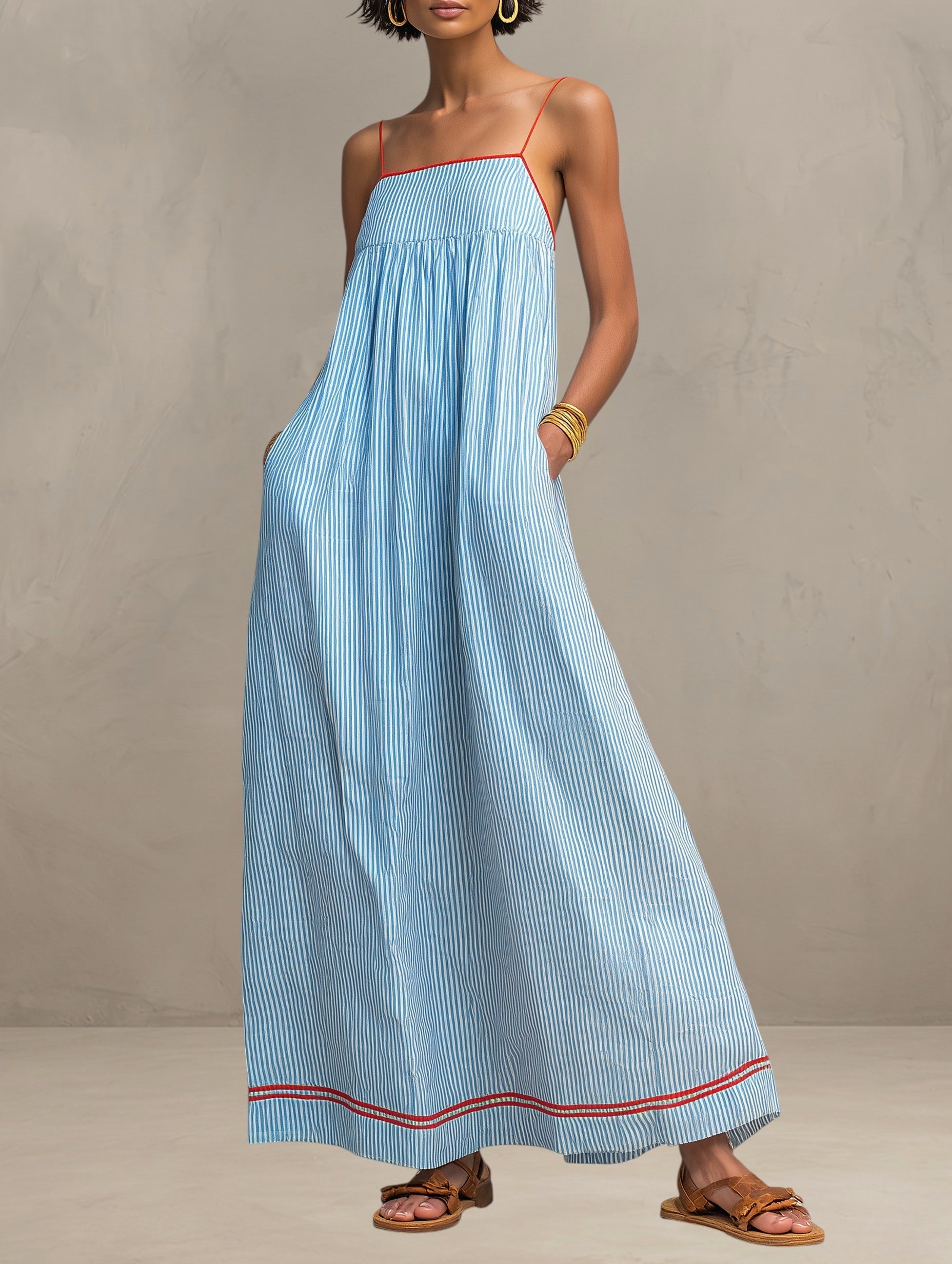 Pamela | Women's Flowy Maxi Dress