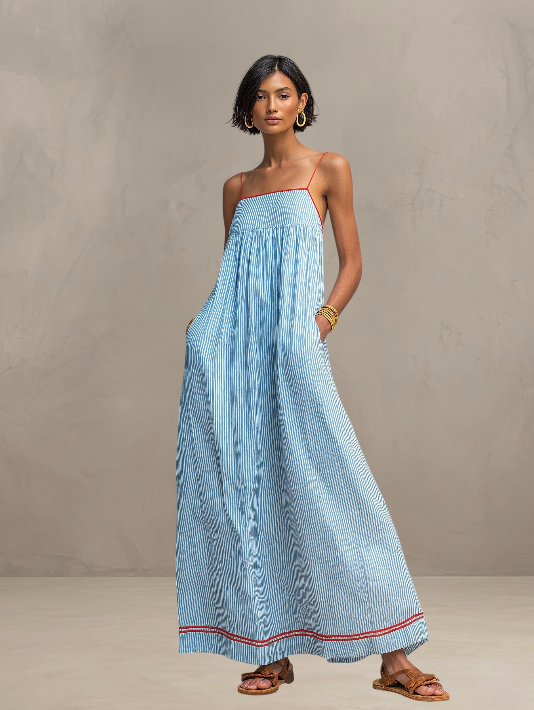 Pamela | Women's Flowy Maxi Dress