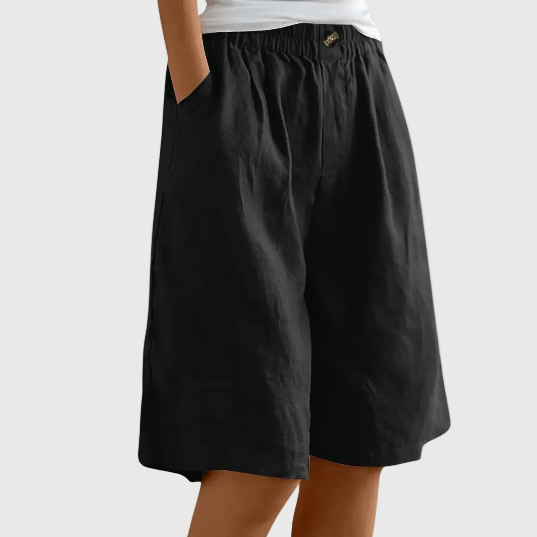 Harlow | Women's Loose Shorts with Elastic Waist
