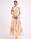 Patricia | Women's Halter-Neck Maxi Dress