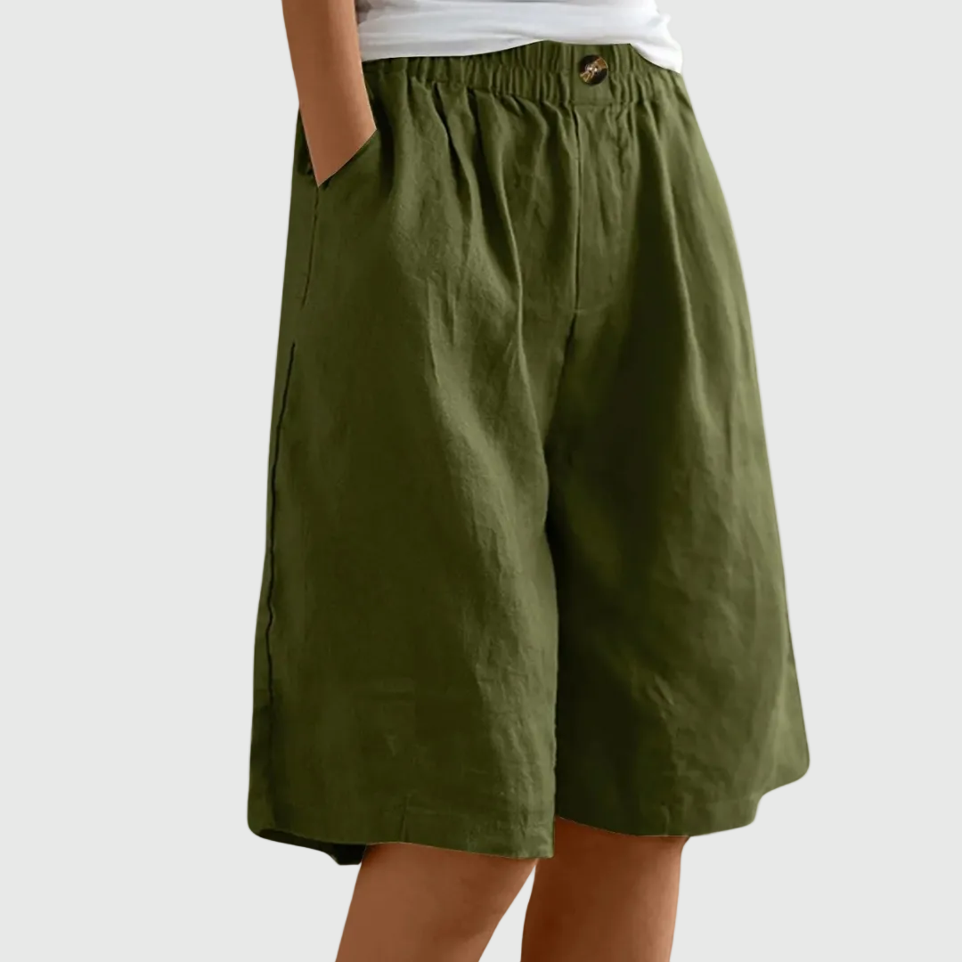 Harlow | Women's Loose Shorts with Elastic Waist