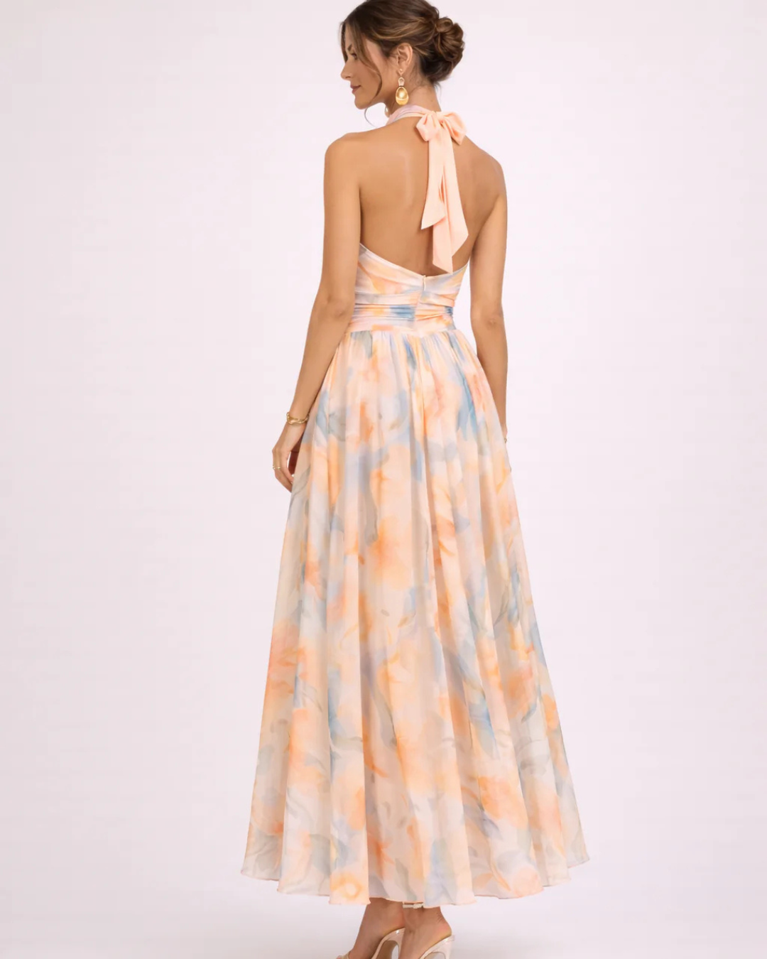 Patricia | Women's Halter-Neck Maxi Dress