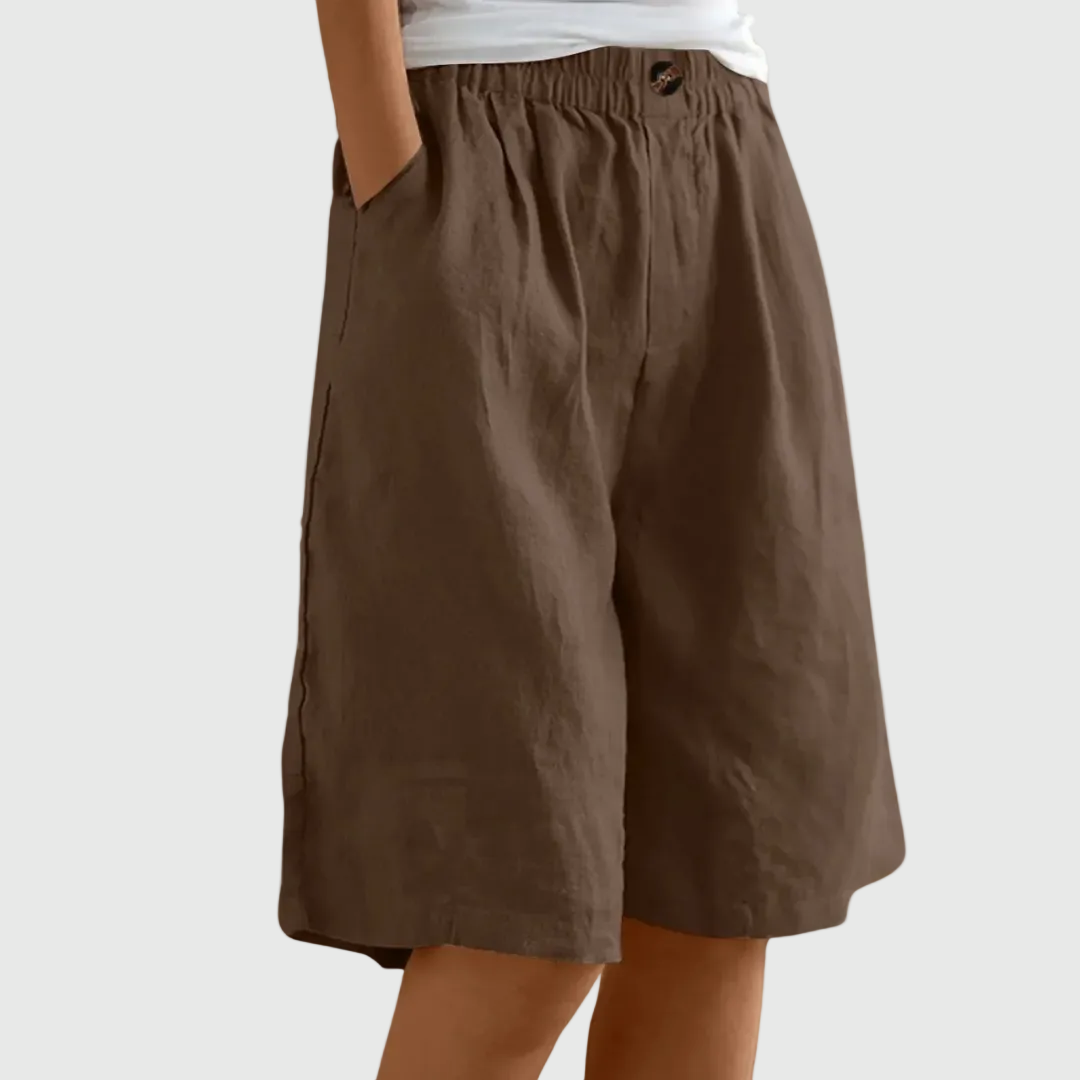 Harlow | Women's Loose Shorts with Elastic Waist