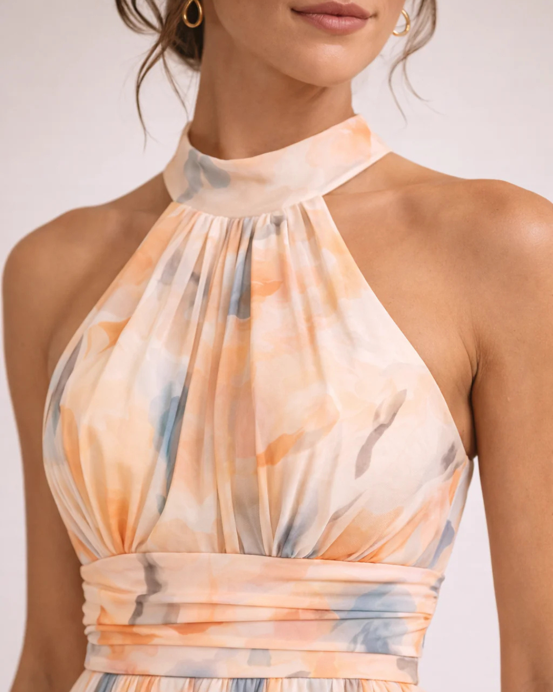 Patricia | Women's Halter-Neck Maxi Dress