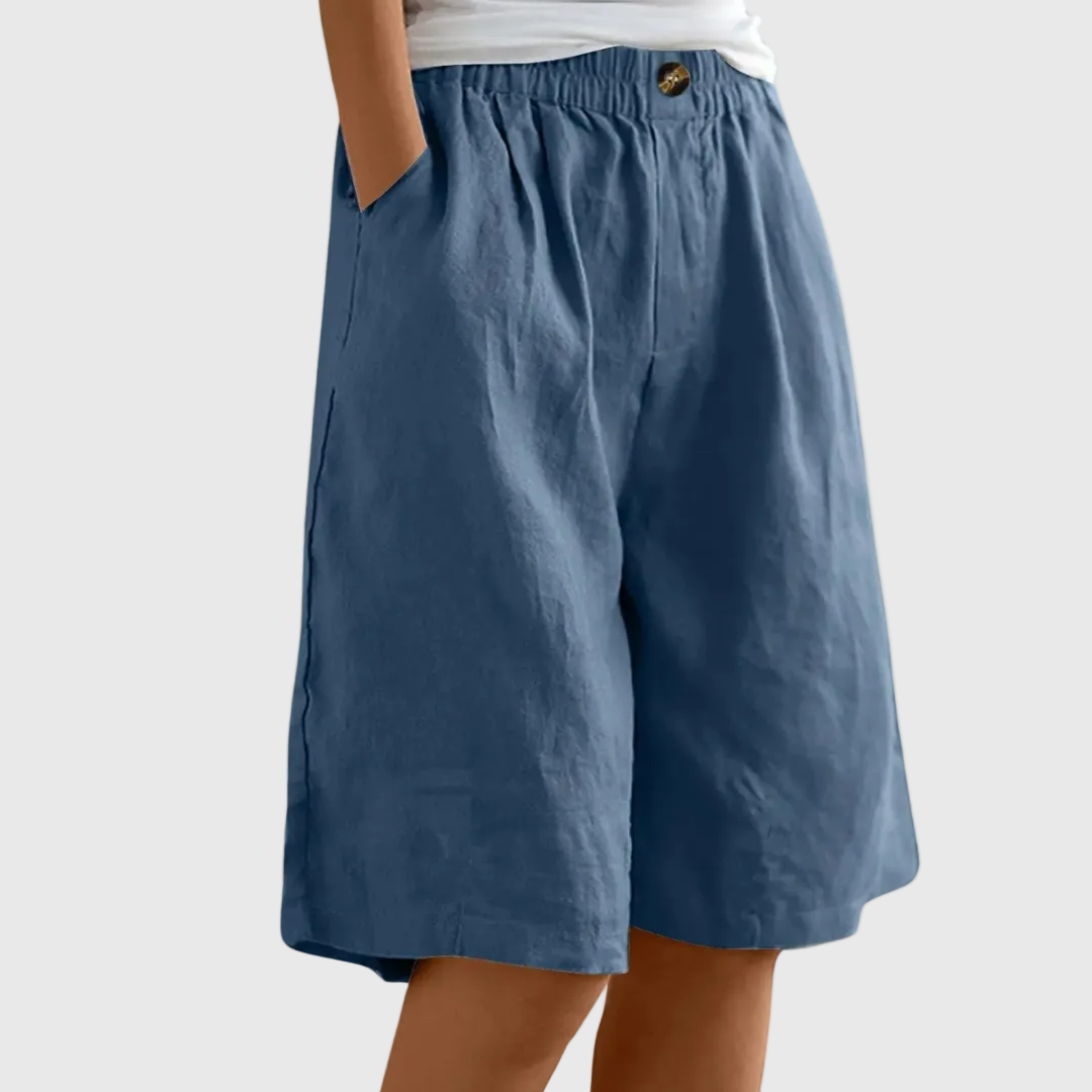 Harlow | Women's Loose Shorts with Elastic Waist