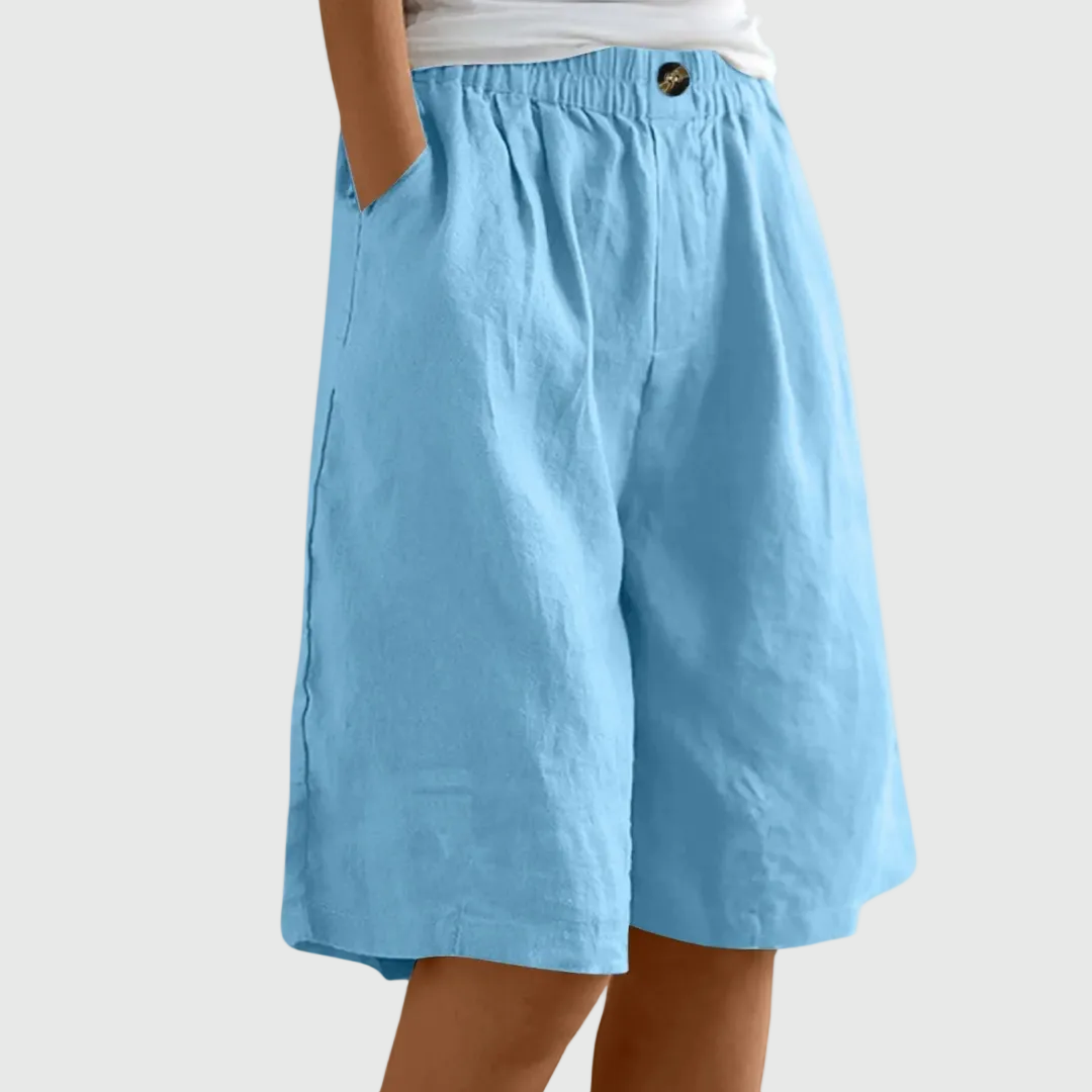 Harlow | Women's Loose Shorts with Elastic Waist