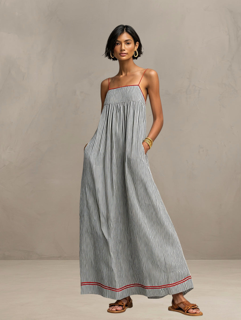 Pamela | Women's Flowy Maxi Dress