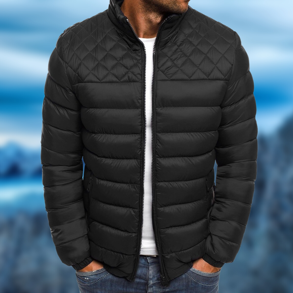 Bryson | Refined Stand Collar Puffer Jacket
