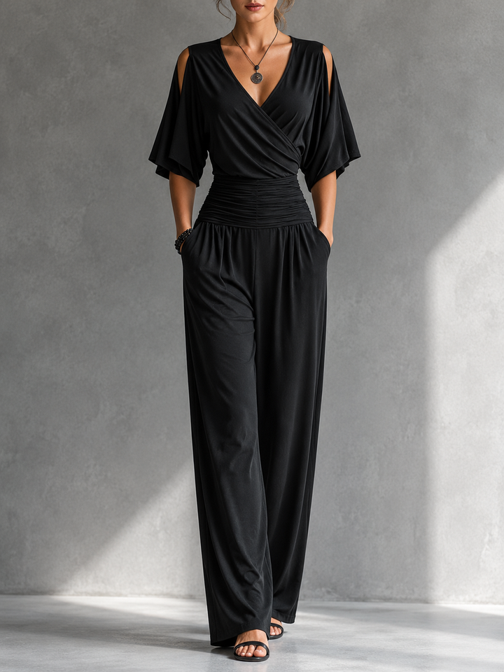 Eloise | Women's Flowing Wrap Two-Piece Set