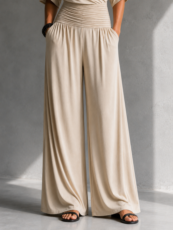 Eloise | Women's Flowing Wrap Two-Piece Set