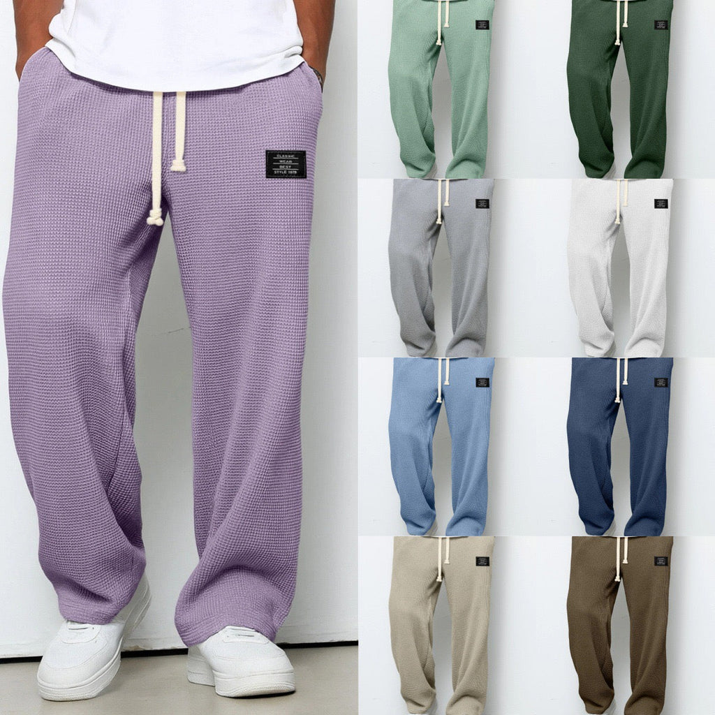 Emmett | Men's Wide-Leg Pants with Adjustable Waistband