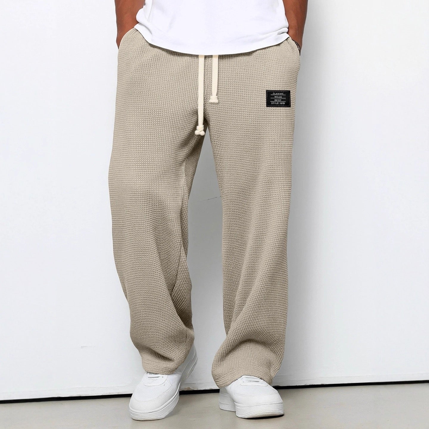 Emmett | Men's Wide-Leg Pants with Adjustable Waistband