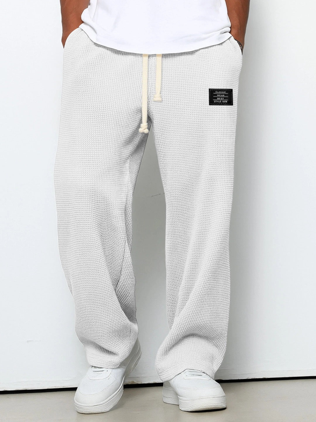 Emmett | Men's Wide-Leg Pants with Adjustable Waistband