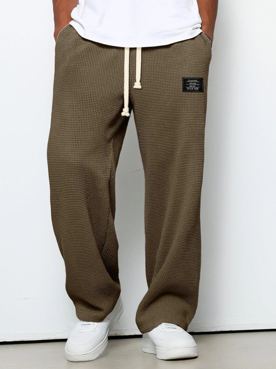 Emmett | Men's Wide-Leg Pants with Adjustable Waistband