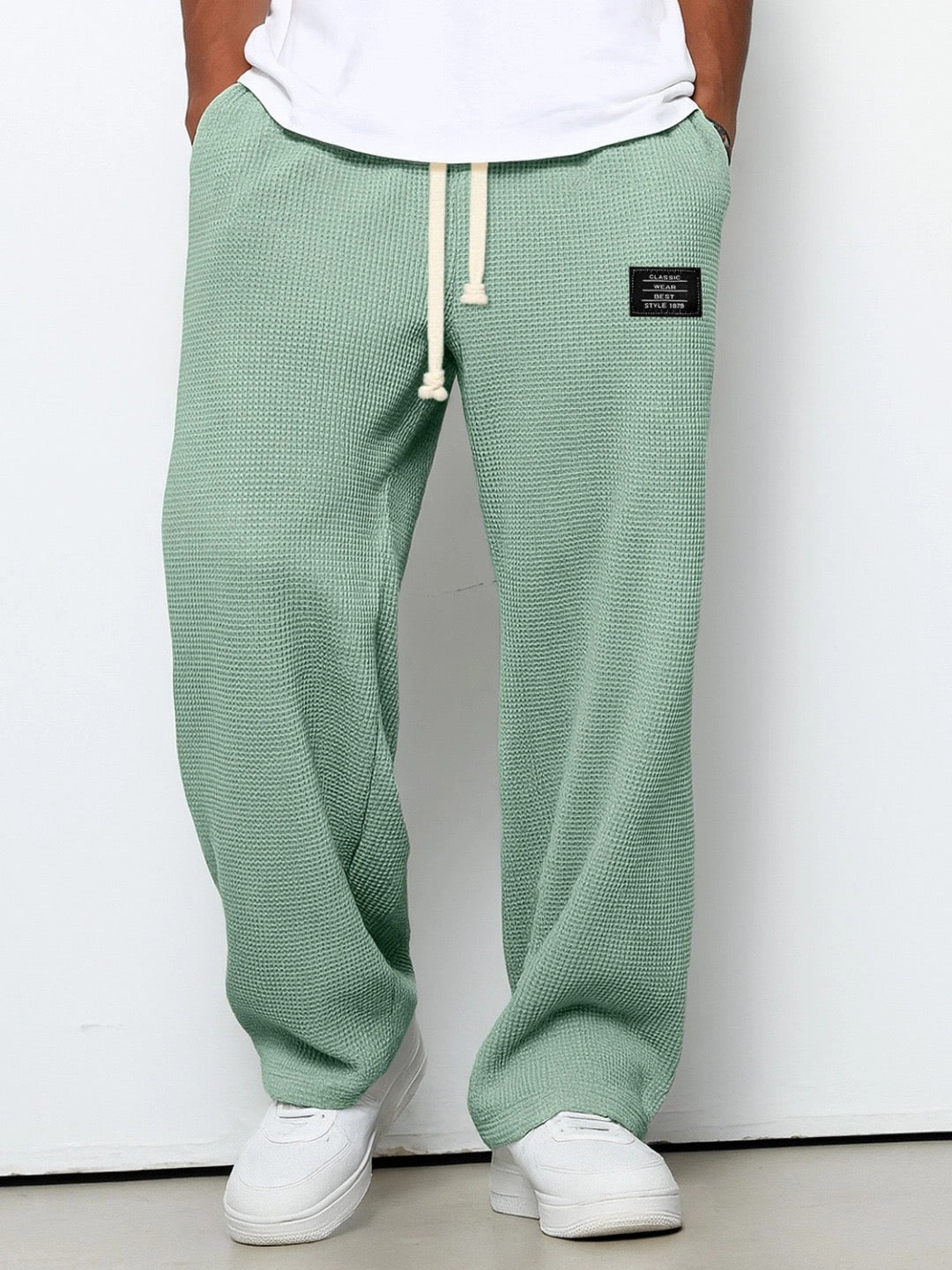 Emmett | Men's Wide-Leg Pants with Adjustable Waistband