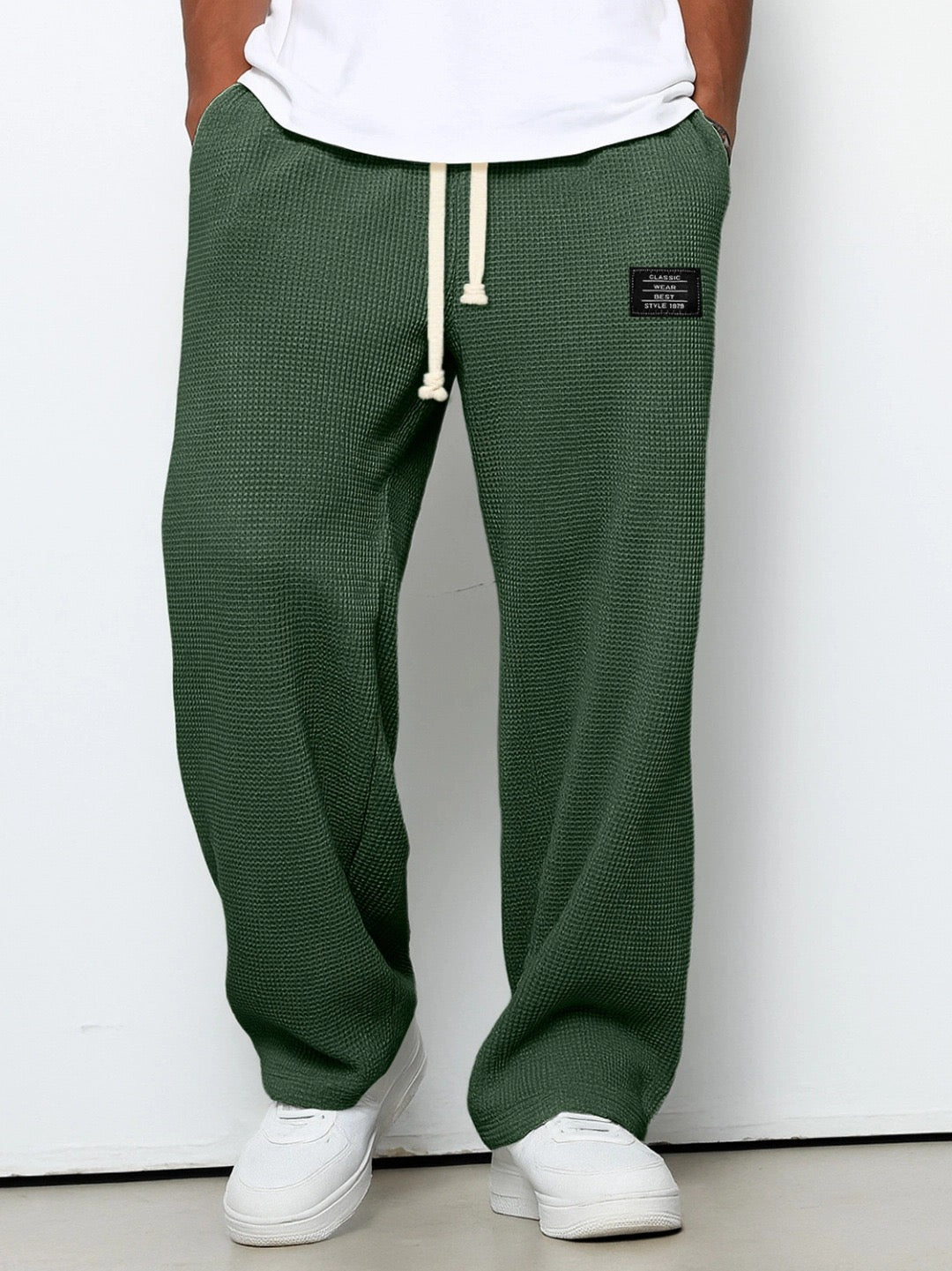 Emmett | Men's Wide-Leg Pants with Adjustable Waistband