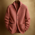 Preston | Men’s Ribbed Wool Cardigan