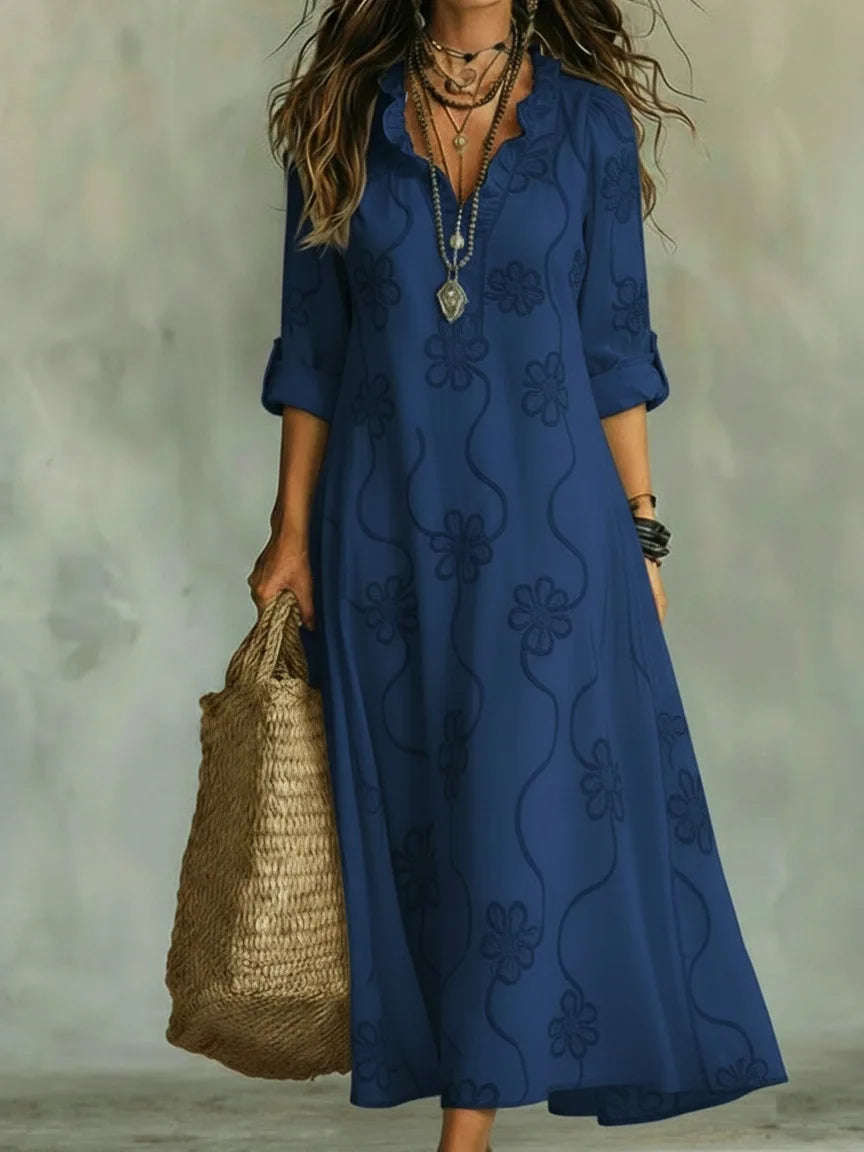 Sienna | Floral Summer Dress That Hides Belly Fat