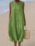 CHLOE | PATTERNED FEMININE MIDI DRESS
