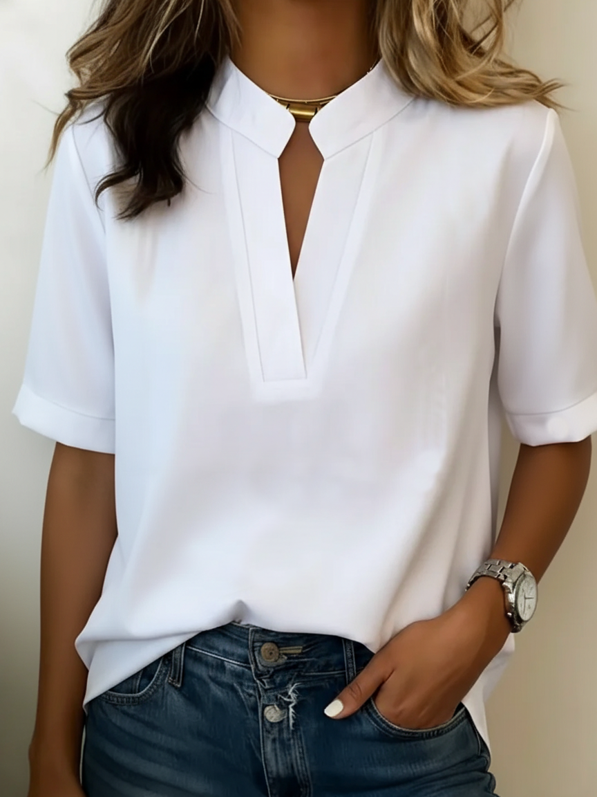Josephine | Chic V-Neck Blouse