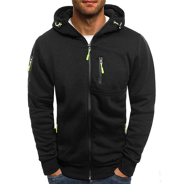 Mordane | Simply Hooded Zip-Up Jacket