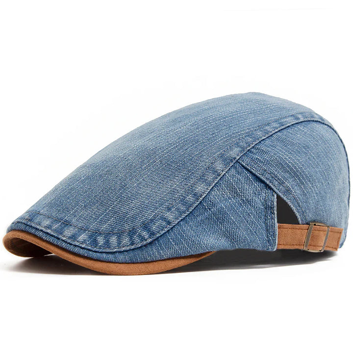 Theo | Denim Flat Cap