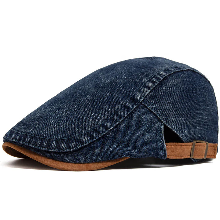 Theo | Denim Flat Cap