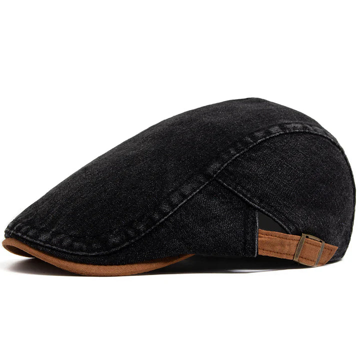 Theo | Denim Flat Cap