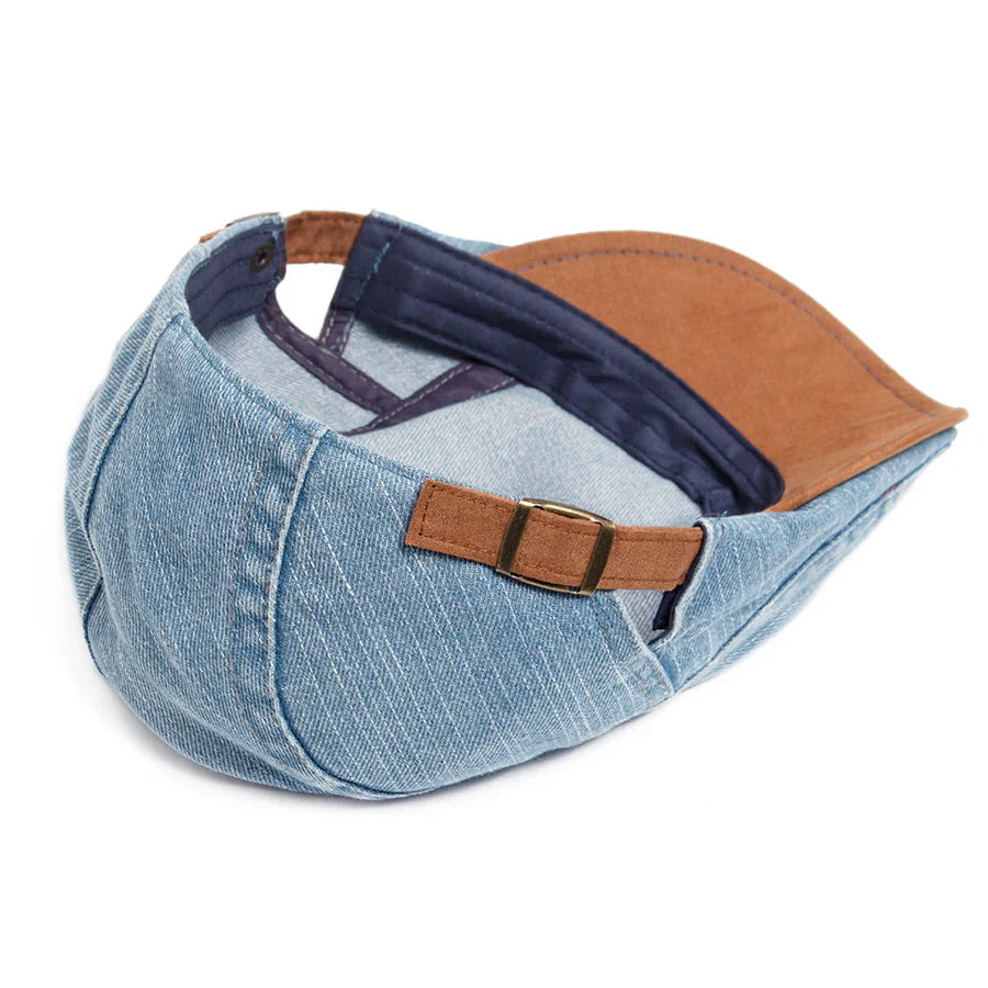 Theo | Denim Flat Cap